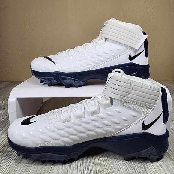 Nike Force Savage Pro 2 Shark White/Navy Blue Mens Size 16 New BV5448-102